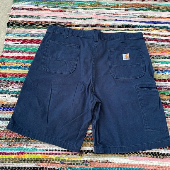 Carhartt Navy Cargo Shorts- #1917 - Picture 9 of 11
